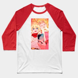 Anna and Mofuko Baseball T-Shirt